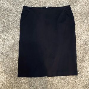 Black pencil skirt